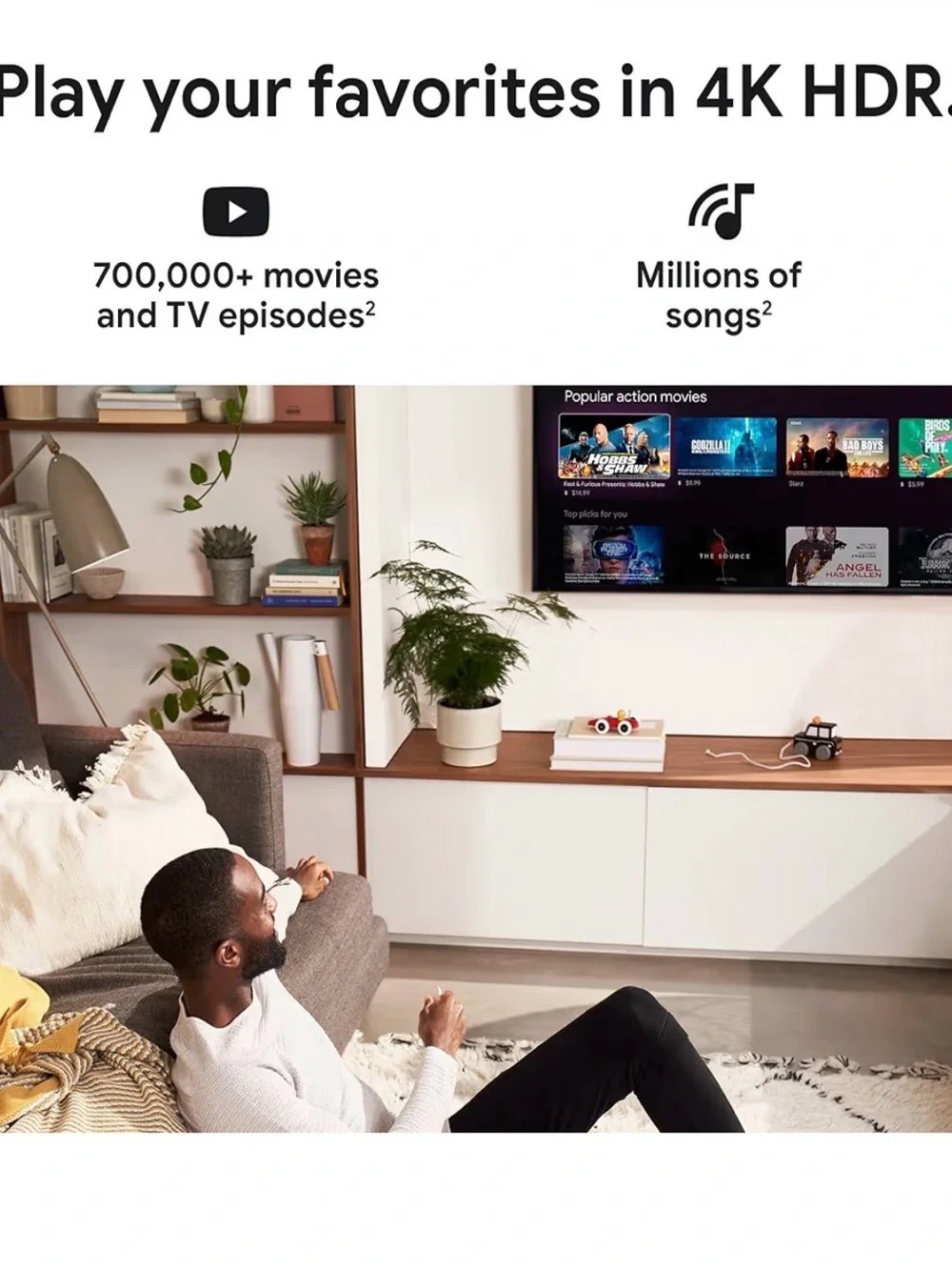 Chromecast with Google TV (4K)- Streaming Stick Entertainment